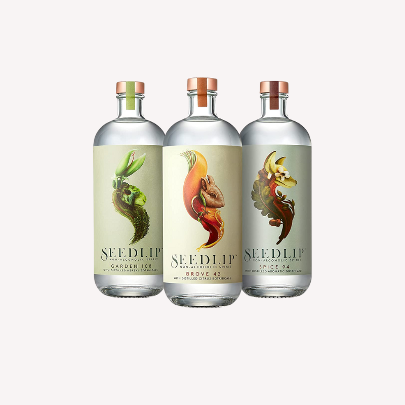 Seedlip NonAlcoholic Spirits Trio Bundle Supwell